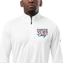 Load image into Gallery viewer, Positive Vibes Only Quarter Zip Pullover