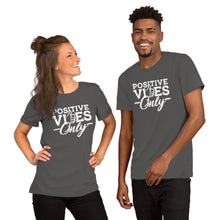 Load image into Gallery viewer, Positive Vibes Only B&W Unisex Soft T-Shirt