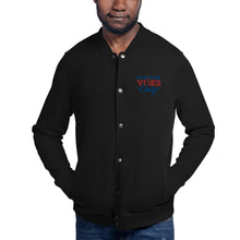 Load image into Gallery viewer, Positive Vibes Only Embroidered Champion Bomber Jacket
