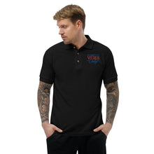Load image into Gallery viewer, Positive Vibes Only Embroidered Polo Shirt