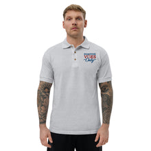 Load image into Gallery viewer, Positive Vibes Only Embroidered Polo Shirt