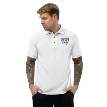 Load image into Gallery viewer, Positive Vibes Only Embroidered Polo Shirt