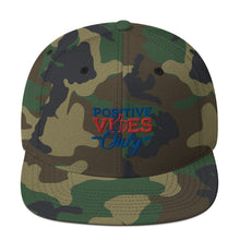 Load image into Gallery viewer, Positive Vibes Only Snapback Hat
