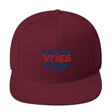 Load image into Gallery viewer, Positive Vibes Only Snapback Hat