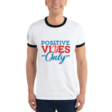 Load image into Gallery viewer, Positive Vibes Only Ringer Men's T-Shirt
