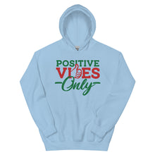 Load image into Gallery viewer, Positive Vibes Only Holiday Unisex Hoodie