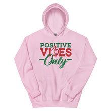 Load image into Gallery viewer, Positive Vibes Only Holiday Unisex Hoodie