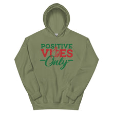 Load image into Gallery viewer, Positive Vibes Only Holiday Unisex Hoodie