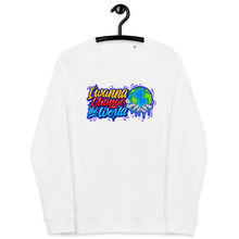 Load image into Gallery viewer, Change the World Unisex organic raglan sweatshirt