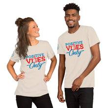 Load image into Gallery viewer, Positive Vibes Only Short-Sleeve Unisex Soft T-Shirt