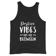 Load image into Gallery viewer, Positive Vibes Unisex Tank Top