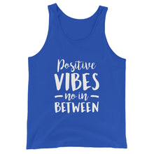 Load image into Gallery viewer, Positive Vibes Unisex Tank Top