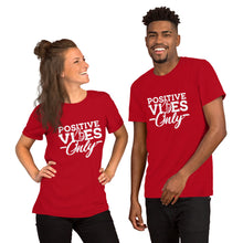Load image into Gallery viewer, Positive Vibes Only B&W Short-Sleeve Unisex T-Shirt