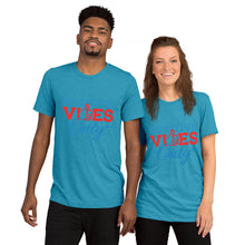 Load image into Gallery viewer, Positive Vibes Only Short Sleeve Unisex Tri-Blend T-Shirt