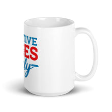 Load image into Gallery viewer, Positive Vibes Only White glossy mug