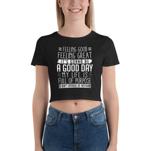 Load image into Gallery viewer, Good Day Women’s Crop Tee
