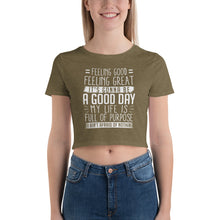Load image into Gallery viewer, Good Day Women’s Crop Tee