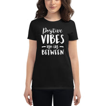 Load image into Gallery viewer, Positive Vibes Women's short sleeve t-shirt