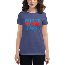 Load image into Gallery viewer, Positive Vibes Only Women's short sleeve t-shirt