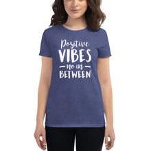 Load image into Gallery viewer, Positive Vibes Women's short sleeve t-shirt