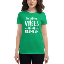 Load image into Gallery viewer, Positive Vibes Women's short sleeve t-shirt