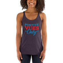Load image into Gallery viewer, Positive Vibes Only Women's Racerback Tank