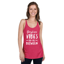 Load image into Gallery viewer, Positive Vibes Women's Racerback Tank