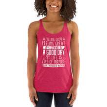 Load image into Gallery viewer, Good Day Women's Racerback Tank