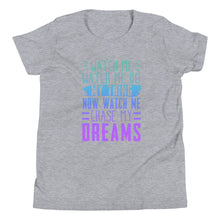 Load image into Gallery viewer, Chase My Dreams Youth Short Sleeve T-Shirt
