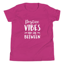 Load image into Gallery viewer, Positive Vibes Youth Short Sleeve T-Shirt