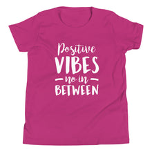 Load image into Gallery viewer, Positive Vibes Youth Short Sleeve T-Shirt