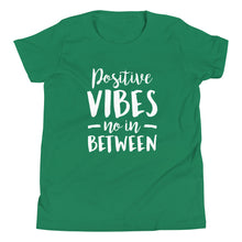 Load image into Gallery viewer, Positive Vibes Youth Short Sleeve T-Shirt