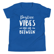 Load image into Gallery viewer, Positive Vibes Youth Short Sleeve T-Shirt