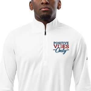 Positive Vibes Only Quarter Zip Pullover