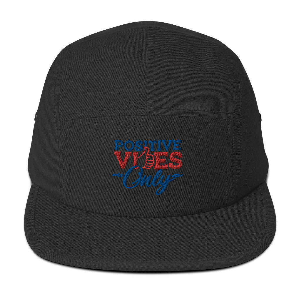 Positive Vibes Only Five Panel Cap