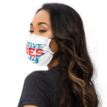 Load image into Gallery viewer, Positive Vibes Only Premium face mask
