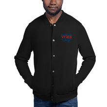 Load image into Gallery viewer, Positive Vibes Only Embroidered Champion Bomber Jacket
