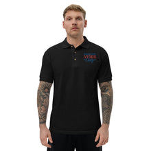 Load image into Gallery viewer, Positive Vibes Only Embroidered Polo Shirt

