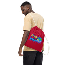 Load image into Gallery viewer, Change the World Organic cotton drawstring bag
