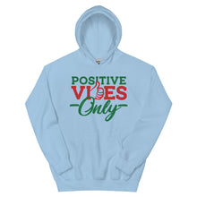 Load image into Gallery viewer, Positive Vibes Only Holiday Unisex Hoodie
