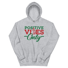 Load image into Gallery viewer, Positive Vibes Only Holiday Unisex Hoodie
