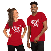 Load image into Gallery viewer, Positive Vibes Only B&amp;W Short-Sleeve Unisex T-Shirt
