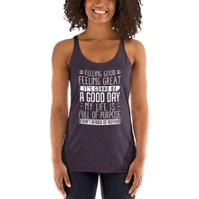 Load image into Gallery viewer, Good Day Women&#39;s Racerback Tank
