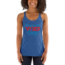 Load image into Gallery viewer, Positive Vibes Only Women&#39;s Racerback Tank
